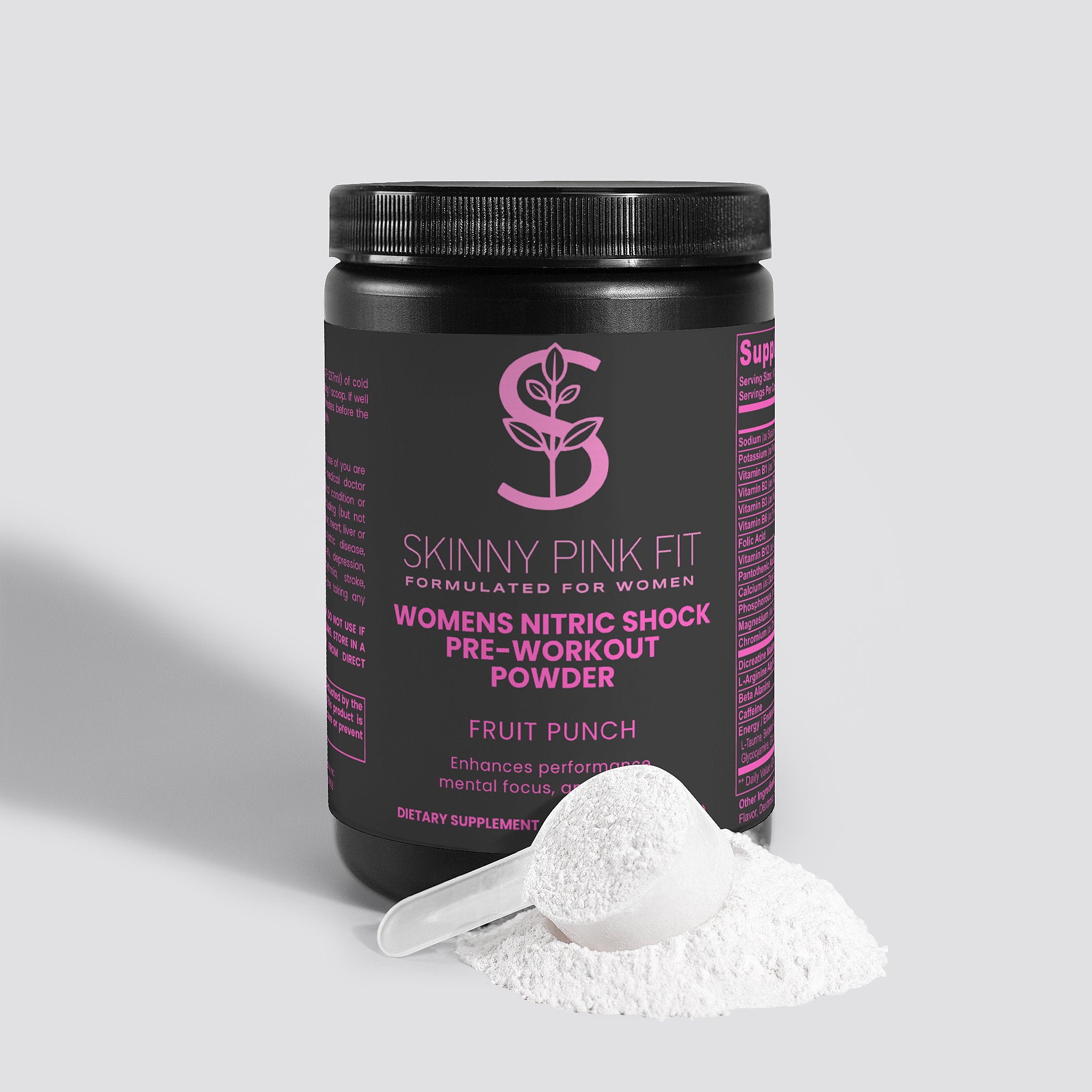 Womens Nitric Shock Pre-Workout Powder (Fruit Punch)