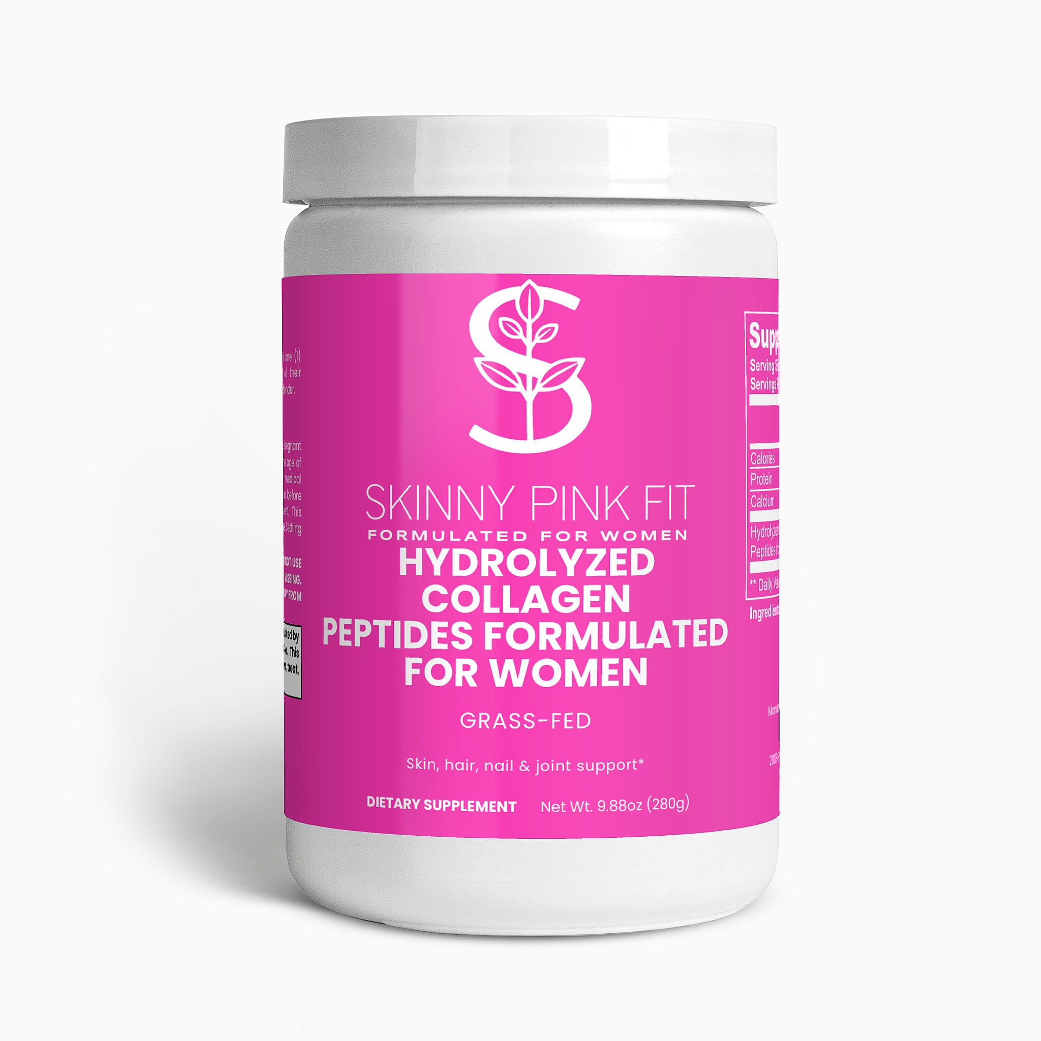 Hydrolyzed Collagen Peptides Formulated For Women