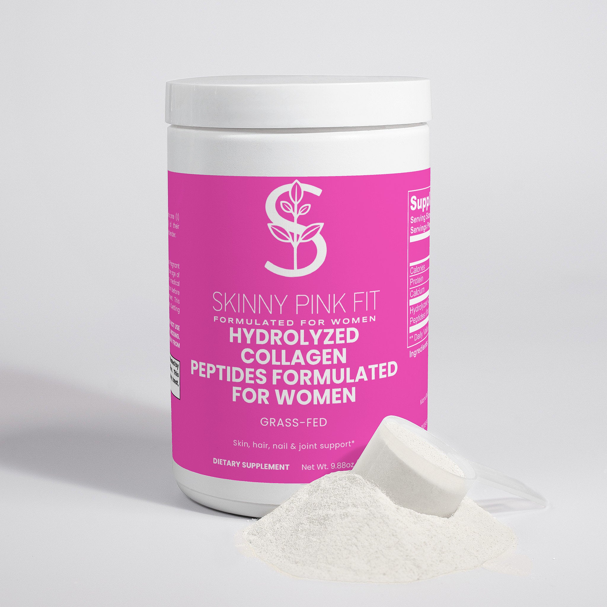 Hydrolyzed Collagen Peptides Formulated For Women