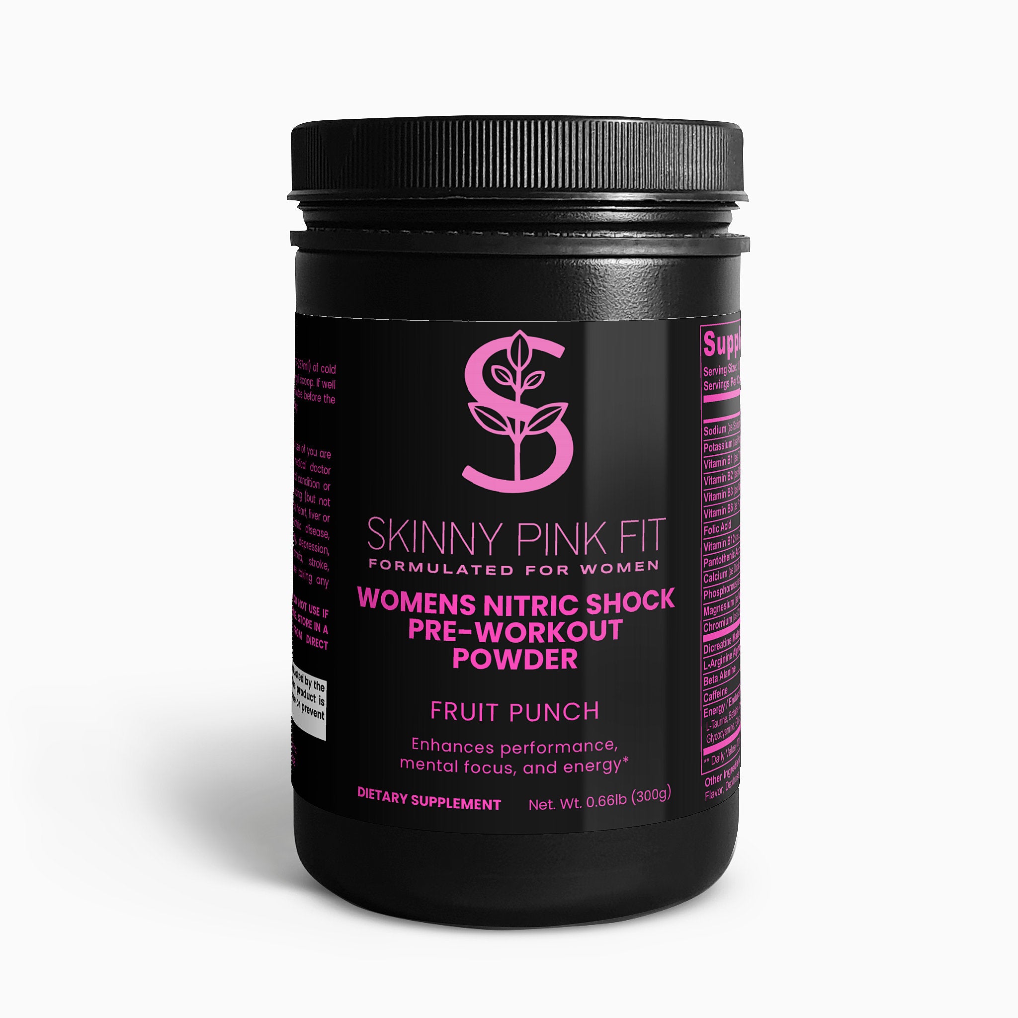 Womens Nitric Shock Pre-Workout Powder (Fruit Punch)