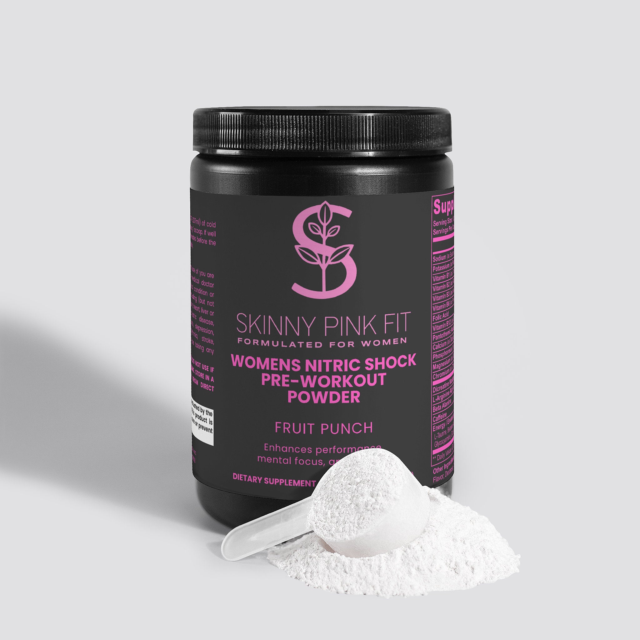 Womens Nitric Shock Pre-Workout Powder (Fruit Punch)