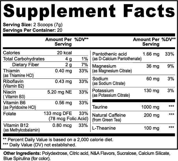 Womens Energy Powder (Cotton Candy)