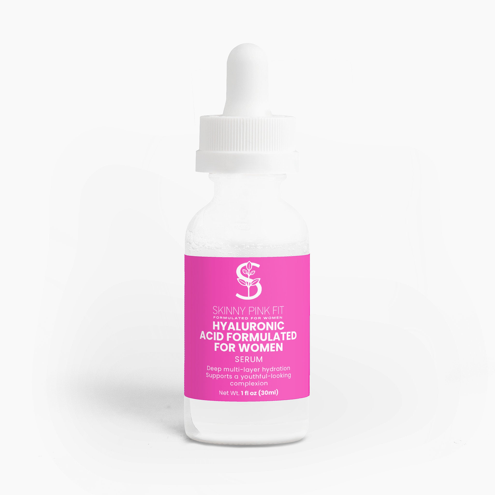 Hyaluronic Acid Serum Formulated For Women, Skinny Pink Fit