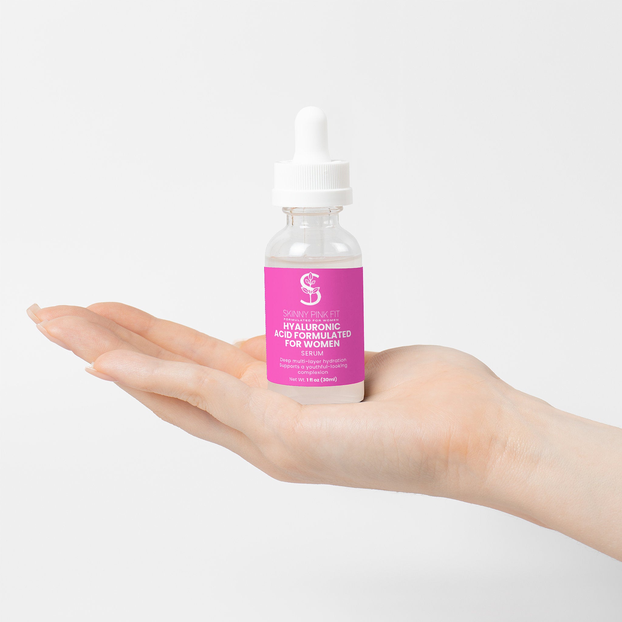 Hyaluronic Acid Serum Formulated For Women, Skinny Pink Fit