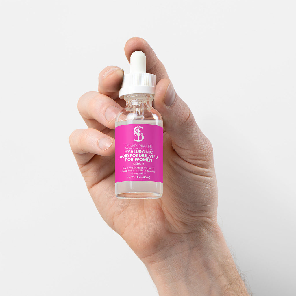 Hyaluronic Acid Serum Formulated For Women, Skinny Pink Fit