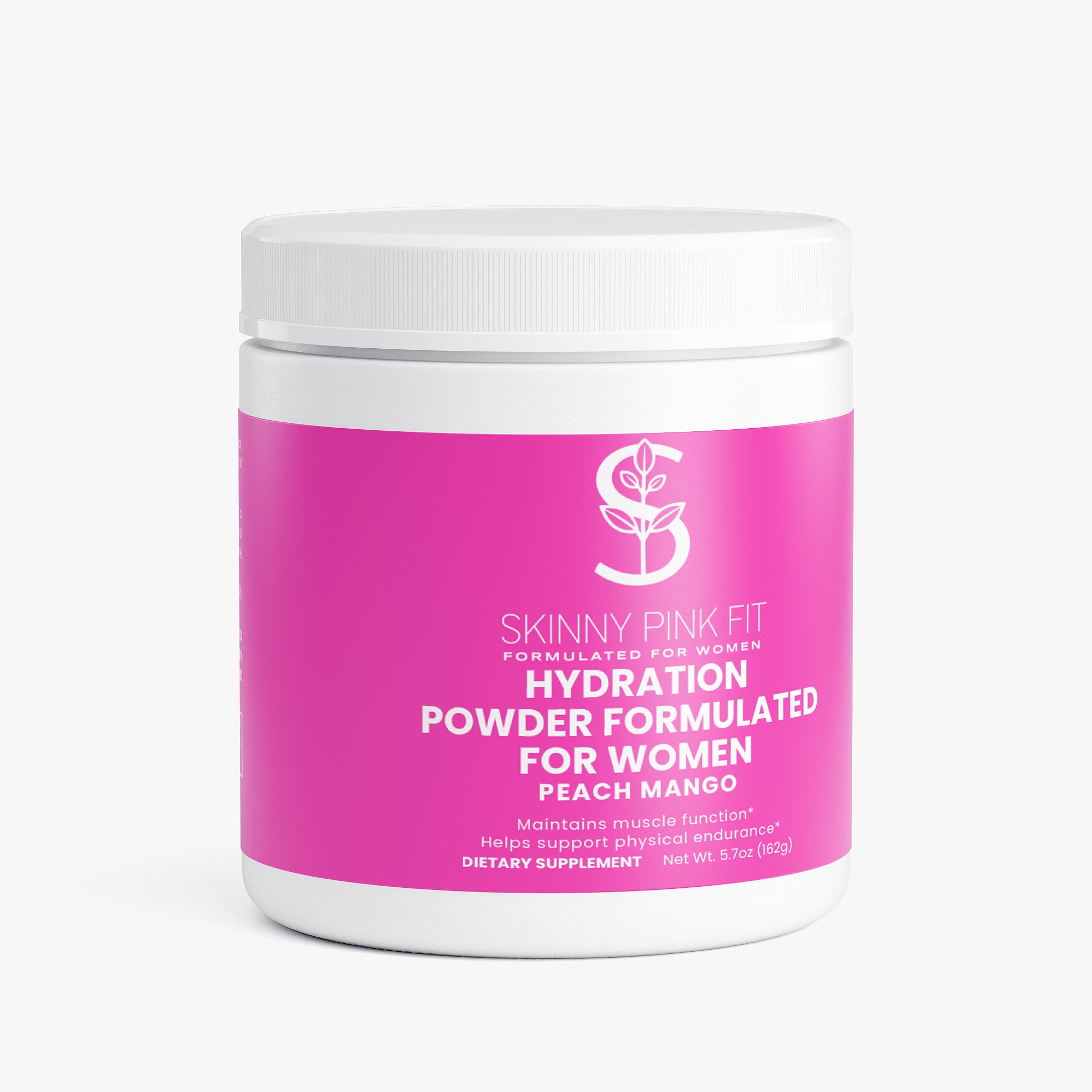Hydration Powder (Peach Mango) Formulated For Women Skinny Pink Fit